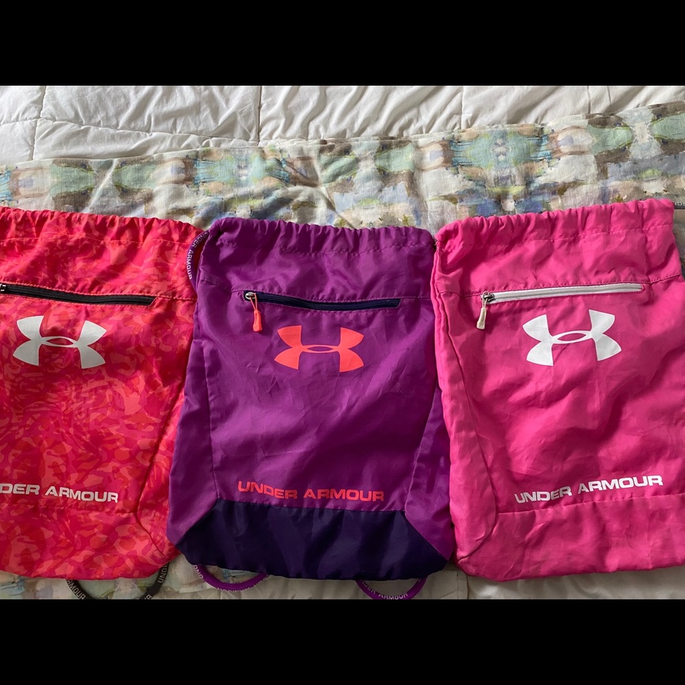 Under armor drawstring bags